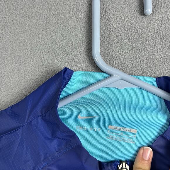 Nike Jacket Mens Medium Blue Chelsea FC Full Zip Training Athletic Soccer - Picture 3 of 5